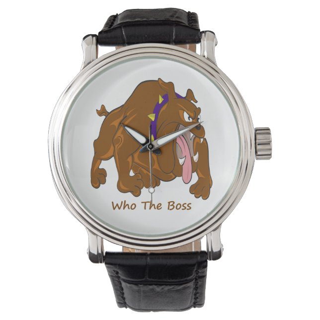 Wie de baas horloge (Voorkant)