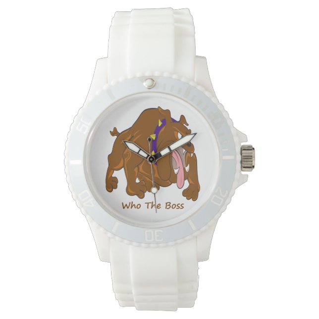 Wie de baas horloge (Voorkant)