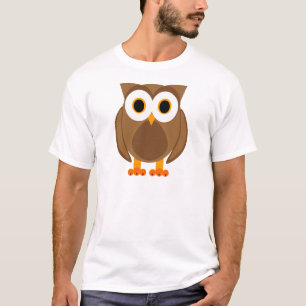 Wie? de heer Owl Cartoon T-shirt