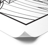 Wie de Wereld Meisjes runt, kleuren het zelf Poster (Hoek)