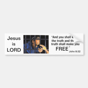 Wie de zoon vrijlaat, is inderdaad vrij bumpersticker