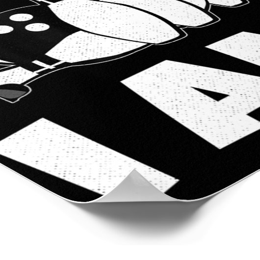 Wie denk je dat je bent, ik ben  Bowling Poster (Hoek)