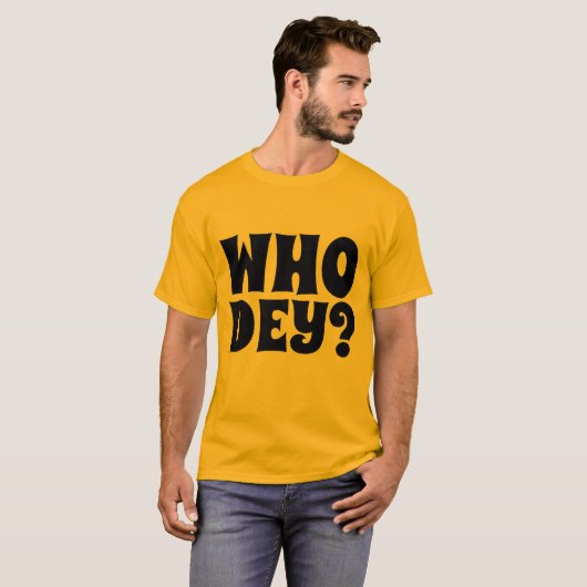 WIE DEY? t-shirts (Voorkant volledig)