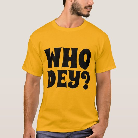 WIE DEY? t-shirts (Voorkant)