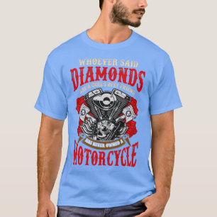 Wie diamanten ook zei, beste vriendin van meisjes t-shirt