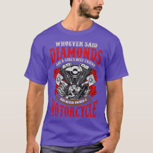 Wie diamanten ook zei, beste vriendin van meisjes  t-shirt