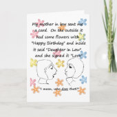 Wie doet dat? - Verjaardag Kaart van de Dochter in (Voorkant)