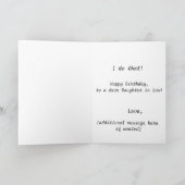 Wie doet dat? - Verjaardag Kaart van de Dochter in (Binnen)