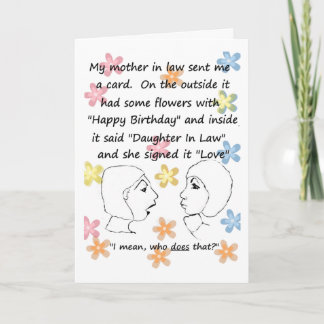 Wie doet dat? - Verjaardag Kaart van de Dochter in