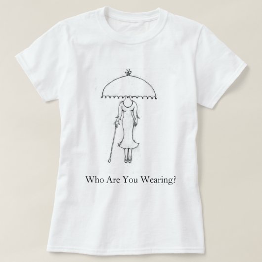 Wie Draag Je? Dames T-Shirt (Design voorkant)