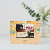 Wie durft me wakker te maken? briefkaart (Staand voorkant)