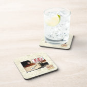 Wie durft me wakker te maken? drankjes onderzetter (Rechterzijde)