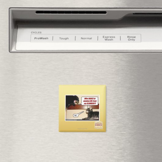 Wie durft me wakker te maken? magneet (Insitu (Vaatwasser))