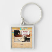 Wie durft me wakker te maken? sleutelhanger (Voorkant)