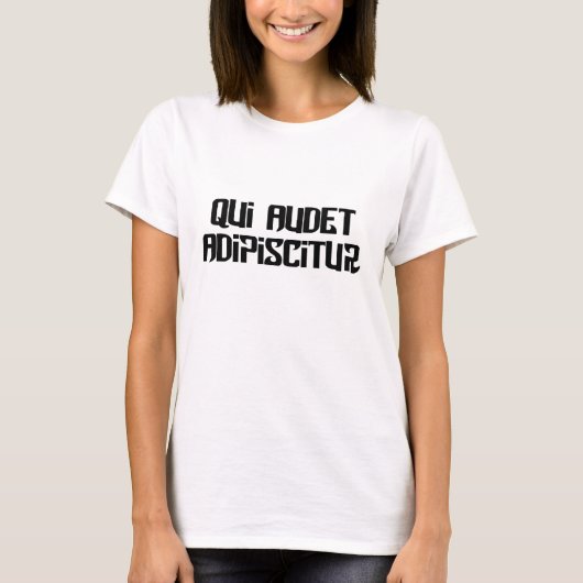 Wie durft wint! t-shirt (Voorkant)