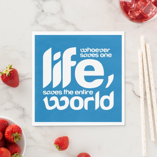 Wie een leven redt servet (Insitu)