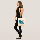 Wie een leven redt tote bag (Voorkant (model))