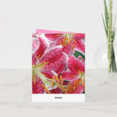 Wie een tuin plant, plant geluk. NOTE-KAART Kaart (Achterkant)