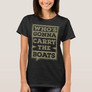 Wie gaat de boten dragen Militair workout motiv T-shirt