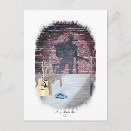 WIE GAAT DEZE SCHOENEN VULLEN BRIEFKAART (Voorkant)