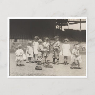 Wie gaat eerst bakken? briefkaart