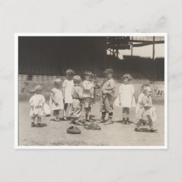 Wie gaat eerst bakken? briefkaart