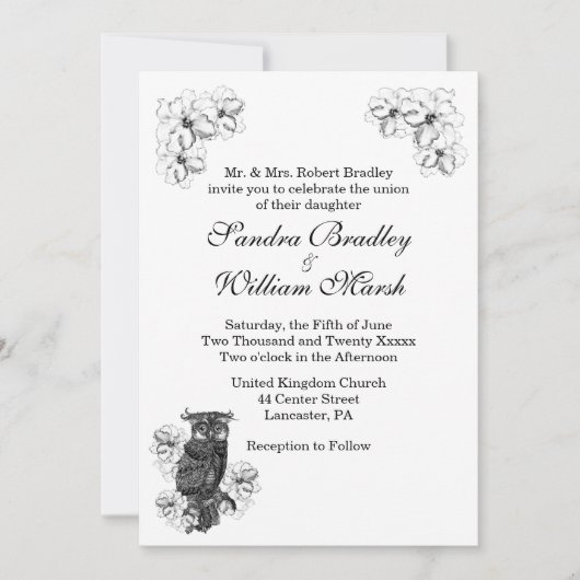 Wie gaat er trouwen Uitnodiging voor een geweldige (Voorkant)