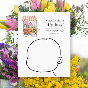 Wie gaf me mijn looks baby shower spel