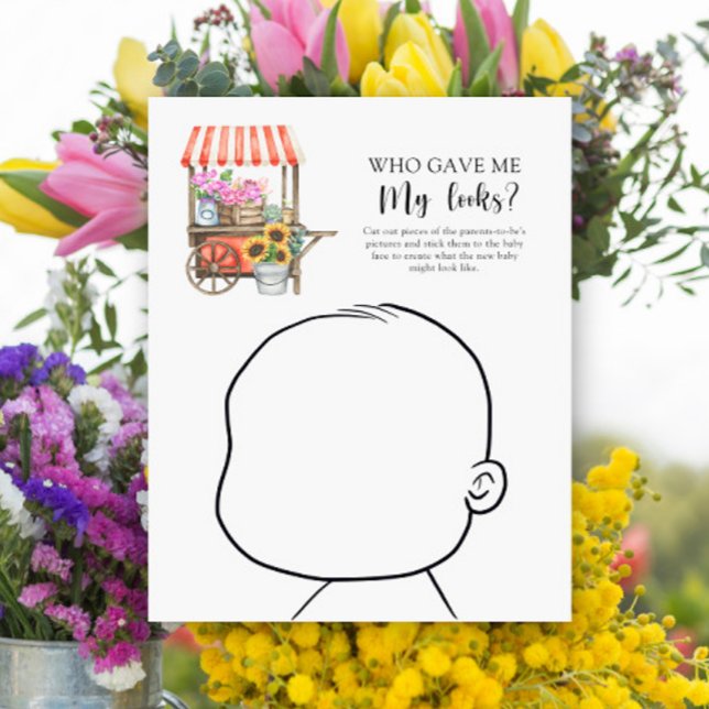 Wie gaf me mijn looks baby shower spel (Creator heeft geüpload)