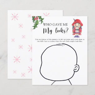 Wie gaf me mijn looks baby shower spel