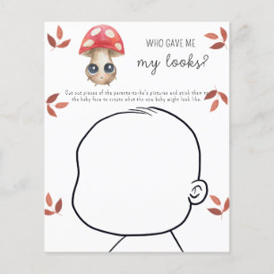 Wie gaf me mijn looks baby shower spel