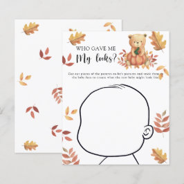 Wie gaf me mijn uiterlijk baby shower spel