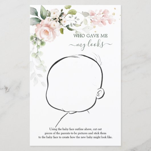 Wie gaf me mijn uiterlijk in Floral Baby Game (Voorkant)