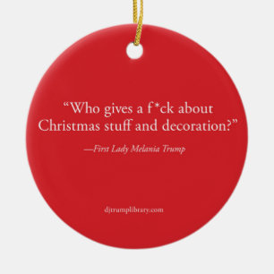 "Wie geeft een F*ck over Kerstmis" Circle Ornament