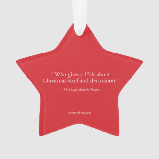 "Wie geeft een F*ck over Kerstmis" Ornament
