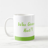 Wie geeft een Hoot? Silver Burroeping Owl Art Koffiemok (Links)