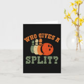 Wie geeft een split bowling team bowler kaart (Gele Bloem)
