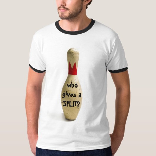 Wie geeft een spul? t-shirt (Voorkant)