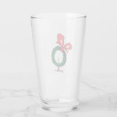 Wie gluurt door de Kerstkrans Glas (Achterkant)
