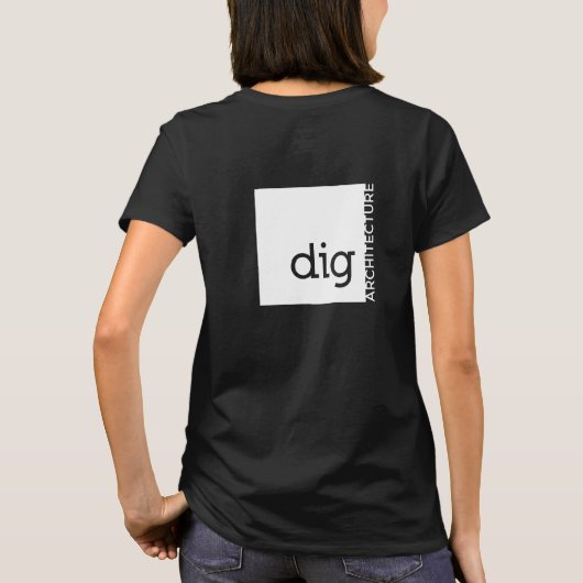 Wie graaft geen ARCHITECTUUR T-shirt (Achterkant)