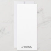 Wie heeft al het feestje opgegeten, snacks met pla kaart (Achterkant)