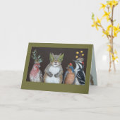 Wie heeft alle partijsnacks opgegeten? kaart (Gele Bloem)