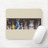 Wie heeft alle partijsnacks opgegeten? muismat (Met muis)