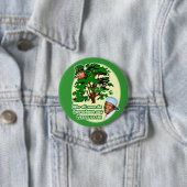 Wie heeft allemaal de Leprechaun gezien Ronde Button 7,6 Cm (In situ)