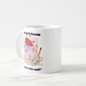 Wie heeft Bacon Pig Quote nodig Koffiemok (Voorkant links)