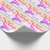 Wie heeft behoefte aan een dikke vuile kerstkeuter cadeaupapier (Hoek)