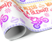 Wie heeft behoefte aan een dikke vuile kerstkeuter cadeaupapier (Rol Hoek)