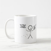 Wie heeft Cheeseballen in mijn Hopper gezet Koffiemok (Links)