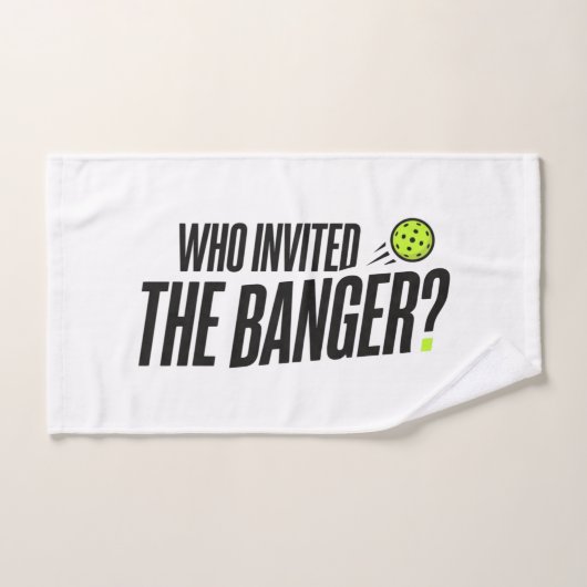 Wie Heeft De Banger Uitgenodigd? Pickleball Handdo Handdoek (Handdoek)