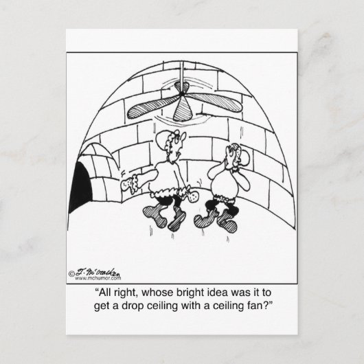 Wie heeft de Ceiling Fan? Briefkaart (Voorkant)